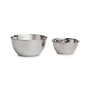 Stackable stainless steel <b>bowls</b> set versatile deep round multipurpose kitchen prep serving <b>mixing</b> cooking and storage <b>bowls</b> - Product Image 3