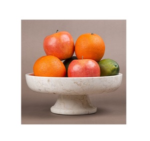 Mini bol à fruits en marbre de meilleure qualité bol à salade de fruits rond en pierre naturelle fabriqué en inde - Product Image 4