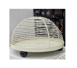 Latest Design Tableware Cake Server With Lid Round Shape Wood <b>Dessert</b> Dates Server With Glass Lid And Marble Knob - Product Image 5