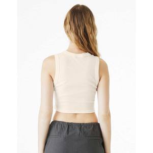 Bella + Canvas 1013 Débardeur pour femmes Micro Rib Muscle Crop Bella + Canvas 1013 Débardeur pour femmes Micro Rib Muscle Crop - Product Image 3