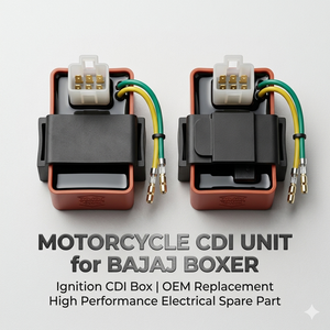 Unidad CDI para Motocicleta Bajaj Boxer |   Caja de Encendido CDI, Repuesto Eléctrico OEM - Product Image 2