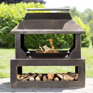 Portable foldable iron <b>fire</b> <b>pit</b> for <b>camping</b> adventures picnics and road trips with lightweight compact design - Product Image 6