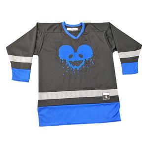 Personalizado cómodo de manga completa aparejos sarga camisetas de hockey sobre hielo jugador uniforme bordado equipo desgaste OEM servicio para jugador - Product Image 1