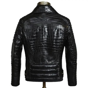 Chaqueta de invierno de piel de cordero auténtica de bombardero en V de nuevo estilo para hombre con cuello desmontable cierre de cremallera relleno de algodón de talla grande - Product Image 2
