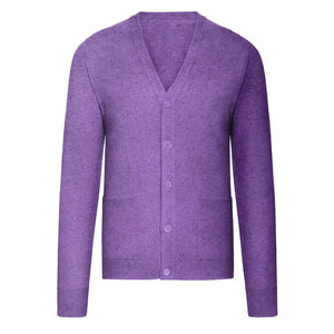 Cardigan pour hommes, léger, en tricot doux, tenue décontractée et chaude, coupe confortable, tenue quotidienne simple - Product Image 1