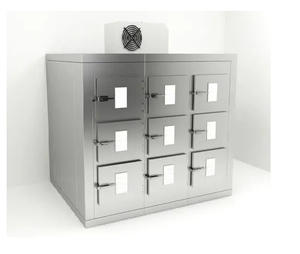 Horizontal Mortuary <b>Freezer</b> 9Body Stainless <b>Steel</b>, Individual Chambers, Top Cooling Unit, Reliable for <b>Body</b> Storage - Product Image 1
