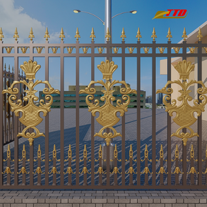 Clôture d'intimité pour le travail du fer traditionnel avec panneaux de clôture extérieurs pour l'agriculture, le jardin ou les propriétés résidentielles - Product Image 3