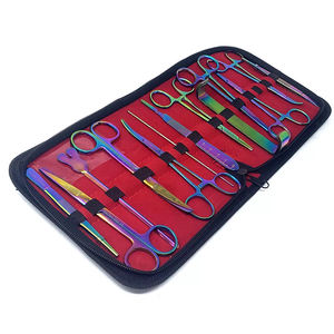 Kit de suture chirurgicale manuelle 13 pièces Instruments écarteur ensemble de dissection en acier inoxydable réutilisable en étui tout neuf 2025 - Product Image 1