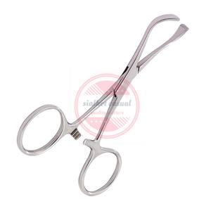 Pinzas de alta calidad, logotipo personalizado, abrazadera de toalla médica de acero inoxidable - Product Image 2