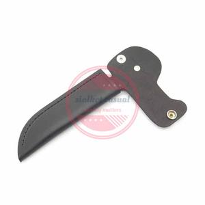 Funda de cuero hecha a mano personalizada para Cuchillo de hoja fija | cubierta de cuchillo de chef personalizada - Product Image 2