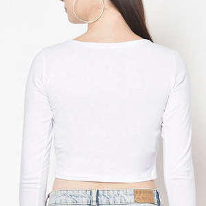 Camisetas con Cuello Redondo, Camisetas de Tirantes de Manga Corta en Tallas Grandes, Tops Cortos Holgados y Elegantes para Mujer, Logotipo Personalizado, Estampado Sólido - Product Image 6