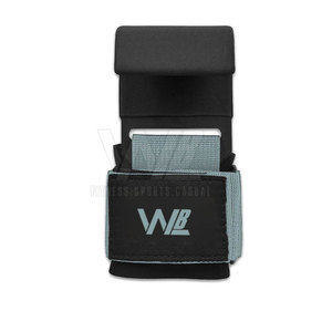 Support de poignet pour musculation avec logo personnalisé, crochets robustes, réglable, en néoprène antidérapant, pour fitness - Product Image 1