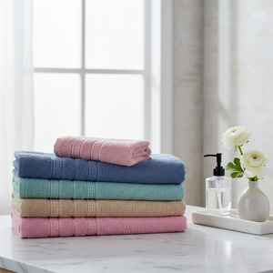 Wholesale 100 Percent Turkish Cotton Hotel Bath and Face <b>Towel</b> Customized Size Modern Pattern 450 GSM Super Absorbent - Product Image 6