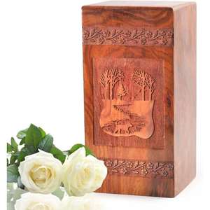 Urnes funéraires en bois de conception unique de qualité supérieure pour adultes urnes funéraires urnes funéraires taille personnalisée fournitures funéraires - Product Image 4