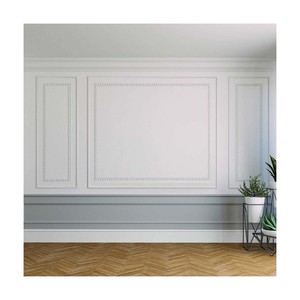 Plinthe de haute densité au design moderne, imperméable, en PU, plinthe <span class=keywords><strong>plate</strong></span>, moulage décoratif pour le sol de la maison - Product Image 1