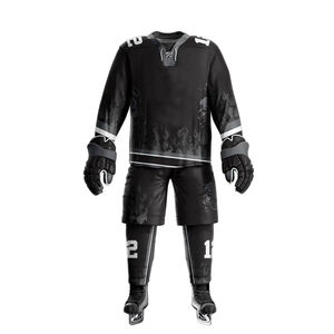 Uniforme de hockey sur glace le plus populaire Concevez votre propre logo Uniforme de hockey sur glace Vêtements de sport confortables les plus vendus Uniforme de hockey sur glace - Product Image 2