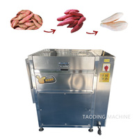 Petite machine à éplucher les oignons multifonction Laveuse de radis Brosse à pommes de terre Machine à laver les racines et le gingembre