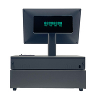 Terminal de point de vente Android avec écran tactile de 14/15,6 pouces, caisse enregistreuse, comptoir de caisse, ordinateur de point de vente sur le bureau