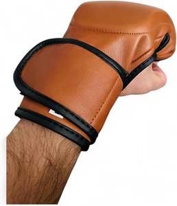 Gants de MMA demi-doigts de haute qualité, nouveau produit du fabricant pour les combats, l'entraînement de boxe, en cuir PU - Product Image 2