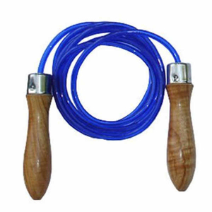 เชือกกระโดดมือจับไม้เชือกกระโดดเชือกกระโดดเชือกกระโดดแบบทึบทำจากเหล็กไม่มีคำวิจารณ์ผู้ผลิตโรงงาน - Product Image 6