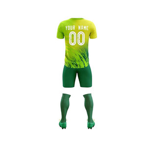 Uniforme de football Nouveau style Vêtements de sport de taille personnalisée Couleur unie Service OEM disponible - Product Image 2