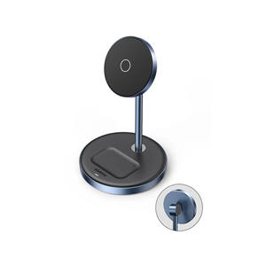 Base de Carga Inalámbrica 2 en 1, Carga Magnética Rápida, Base Magnética para iPhone, AirPods y Reloj Inteligente - Product Image 4