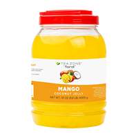Gelée de fruits mangue-coco 8,8 lb en pot, saveur sucrée et savoureuse, certifiée Halal, motifs variés - Bâtonnets, boules, dessins animés SKU