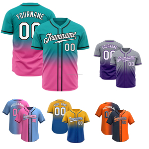 ชุดเบสบอลซอฟต์บอลแบบยูนิเซ็กซ์สั่งทำพิเศษ ผ้าโพลีเอสเตอร์พิมพ์ลาย พร้อมกางเกงขาสั้นไซส์ใหญ่ สำหรับทีมกีฬา ชมรมแฟนคลับ - Product Image 3