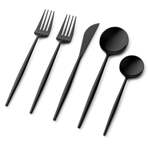 Meilleure vente prix d'usine ensemble de couverts de luxe en acier inoxydable poli pour mariage avec poignée torsadée et manuelle - Product Image 3