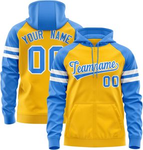 Sudaderas con capucha y cremallera con logotipo personalizado y bolsillo canguro, tejido polar de algodón con cremallera frontal completa, ropa deportiva de moda OEM - Product Image 1