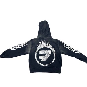 Sweat à capuche classique Jogger DTF survêtements respirants ensemble Streetwear coton lourd deux pièces tenue pour hommes et femmes vêtements décontractés - Product Image 6