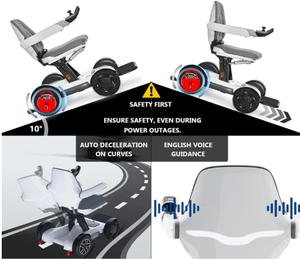Scooter industriel OEM X40 AUTO pliable à longue portée et intelligent, portée de 23 miles, application mobile de 3 ans avec contrôle de siège en mousse - Product Image 3