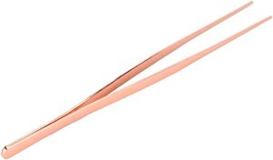 Pinzas finas de Grado Profesional, pinzas para alimentos de acero inoxidable, puntas dentadas para cocinar, reparación de alimentos, uso médico hecho a mano - Product Image 4