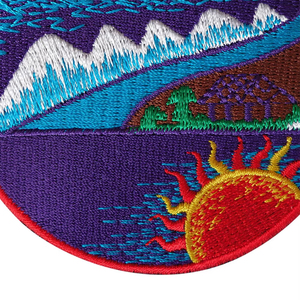 Patch brodé léger en tissu sergé, grand format, personnalisable, thermocollant, pour vêtements, vente en gros, découpe laser, meilleur matériau doux, patch brodé unique - Product Image 3