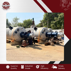 Recipiente de reactor revestido de bobina de Lapa de acero inoxidable SS 316L de capacidad 5000LTR de grado Industrial de alta calidad de India - Product Image 2