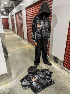 Custom Applique Embroidery Patch Patches Skull <b>Skeleton</b> <b>Hoodie</b> Men Zipper 100% Cotton Custom Tags Boxy Cropped <b>Hoodie</b> - Product Image 2