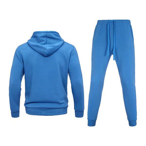 Chándal con capucha de 2 piezas para hombre, conjunto de ropa deportiva de otoño e invierno, sudadera con cremallera, pantalones para correr, Pantalones estampados con capucha para hombre, pantalones de chándal de primavera - Product Image 1