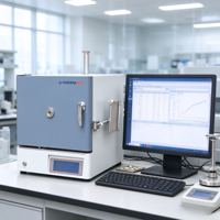 Four à moufle intelligent à chauffage rapide pour l'analyse des cendres de charbon et des matières volatiles, 1000°C, contrôle par écran tactile PID pour équipement de laboratoire