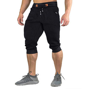 Meilleure vente en gros de pantalons de course courts pour hommes pantalons de gym confortables pantalons de sport décontractés sous le genou pantalons élégants - Product Image 6