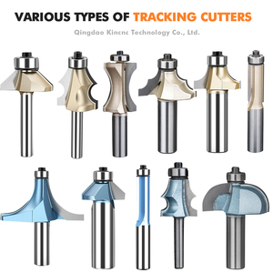 KINCNC 6 Mét Vòng Over Edging Router Bit 1/4 "1/8" 3/16 "5/16" Bán Kính Thẳng Tông Đơ Làm Sạch Góc Vòng Bits - Product Image 4