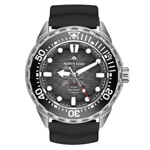Meilleures offres pour la montre de plongée professionnelle solaire en alliage de titane NORTH EDGE TRITON-TI - Product Image 1