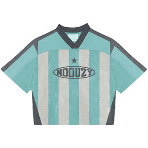 New Men's Retro Football Jersey for Best Season Soccer T-Shirt with High Quality <b>Fabric</b> Vintage Style Soccer Wear - Product Image 3