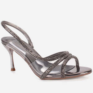 Sandales de mariage pour femmes Unze London, décorées de cristaux BIEL - Product Image 6