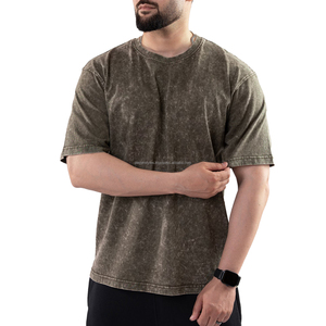 T-shirt personnalisé avec logo, durable, respirant, 100% coton, effet délavé, fabricant OEM pour commandes en gros - Product Image 5