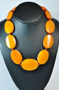 Unique Vintage Women's Resin Ball Drop Necklace with <b>Rope</b> <b>Chain</b> for Everyday Wear - Product Image 4