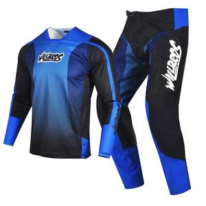 Ensemble de vêtements de motocross Willbros MX respirant, coupe-vent, imperméable, grande taille, séchage rapide, pour homme, tout-terrain, enduro, VTT - Product Image 3