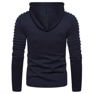 Sweat à capuche unisexe de haute qualité 350 g/m² personnalisé à manches longues, hiver, devant uni, lavé, respirant, homme, 100 % coton molletonné - Product Image 6