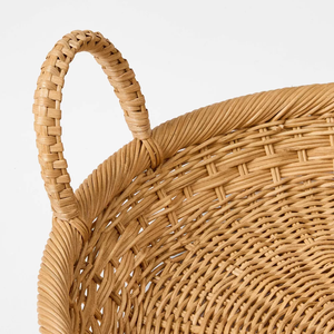 Tienphong Plateau conique rond décoratif en rotin fait à la main avec poignées en naturel pour pain Fruits légumes multifonctionnel - Product Image 6