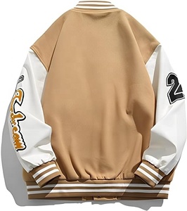 Chaqueta de Campus de invierno para hombre Chenille bordado béisbol Letterman Varsity diseño botón al por mayor para Pakistán Sialkot - Product Image 2