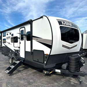 Mini-caravane de camping en forme de goutte d'eau avec douche, à vendre en Europe et aux États-Unis avec livraison rapide - Product Image 1